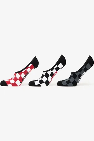Vans Classic No Show Socks White/Black 6.5-9