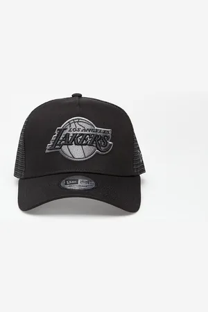 New Era Cap 9Forty Af Trucker Nba Bob Team Logo Los Angeles Lakers Black/ Black Universal