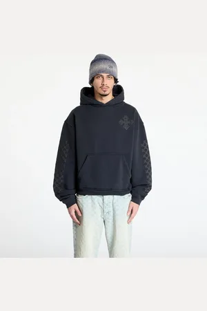 Rhude Sweatshirt Cross Logo Hoodie Vintage Black/ Black L