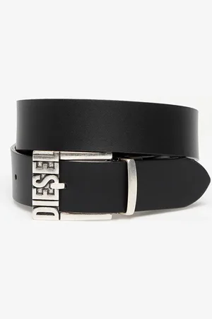 Diesel Riem Logo Rev B-Shift II Belt Black/ Dark Brown 100