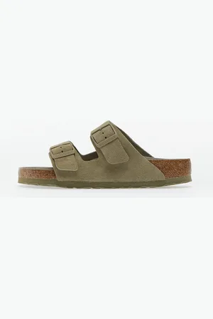Birkenstock Sneakers Arizona Birko-Flor Soft Faded Khaki EUR 41
