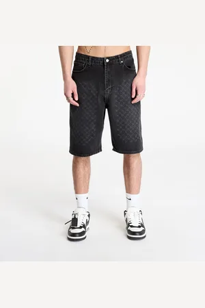 Daily paper Korte broek Laser Monogram Denim Shorts Black L