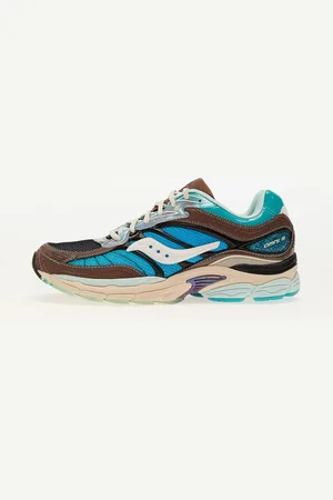 Saucony Sneakers x Footpatrol Progrid Omni 9 Blue/ Brown EUR 44
