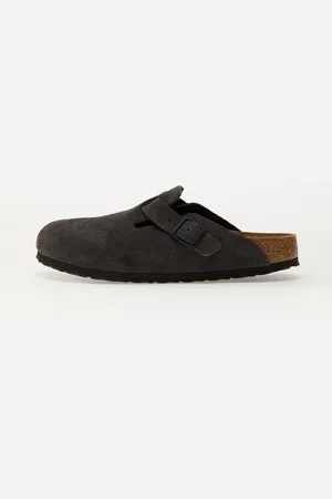 Birkenstock Sneakers Boston Suede Leather Velvet grey EUR 36