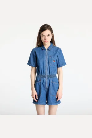 Tommy Hilfiger Tommy Jeans Light Denim Playsuit Denim L