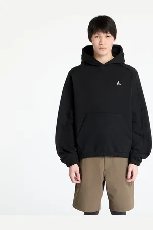 ROA Sweatshirt Logo Hoodie Washed Black L