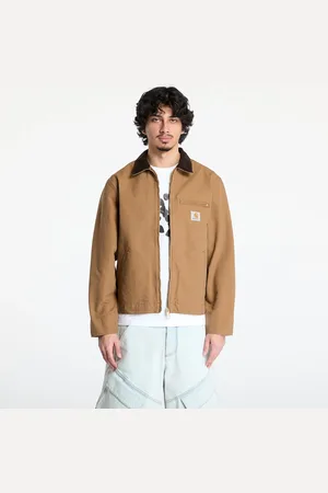 Carhartt Jas Detroit Jacket UNISEX Hamilton Brown/ Tobacco Rinsed S