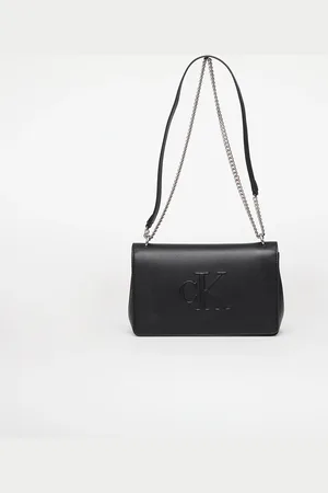 Calvin Klein Tas Jeans Sculpted Ew Flap Bag Black Universal