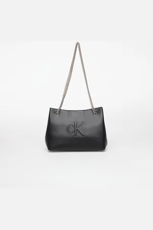 Calvin Klein Tas Jeans Sculpted Chain Shoulder Bag Black Universal