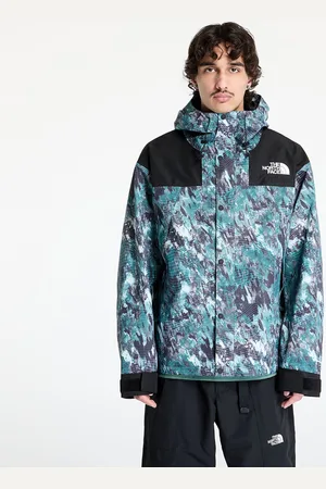 The North Face Windjack Dryvent Mono Mountain Jacket Deep Nori Trail Grid Pr L