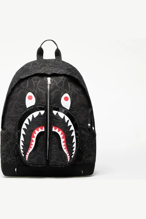 A Bathing Ape Neon Camo Shark Day Pack Black Universal
