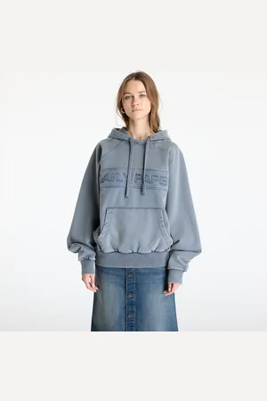Daily paper Sweatshirt Garment Wash Hoodie UNISEX Nacreous Clouds L