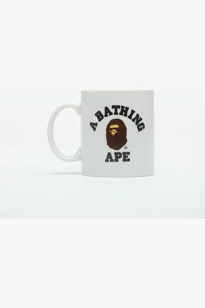 A Bathing Ape College Pottery Mug White Universal