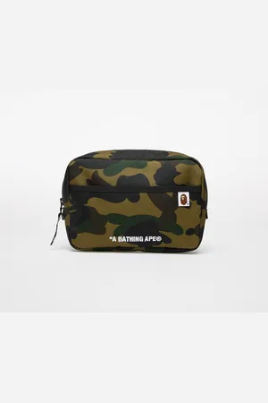 A Bathing Ape Koffer 1St Camo Cordura Multi Pouch Green Universal