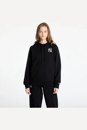 New Era Sweatshirt MLB Le Hoodie New York Yankees Black/ White L
