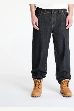 DIME Broeken Classic Relaxed Denim Pants Black washed 32