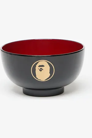 A Bathing Ape Ape Head Soup Bowl M Black Universal