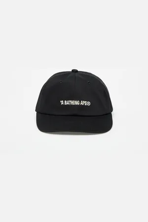 A Bathing Ape Logo Cap Black Universal