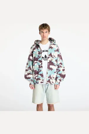 A Bathing Ape Sweatshirt Map Camo Shark Relaxed Fit Full Zip Hoodie UNISEX Multicolor L