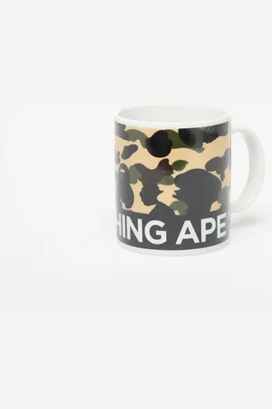 A Bathing Ape 1St Camo Pottery Mug Yellow Universal