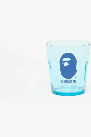 A Bathing Ape Bape X Plakira - Ape Head Glass Blue Universal