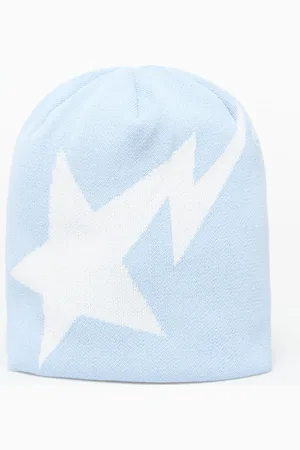 A Bathing Ape Sta Knit Cap SAX Universal