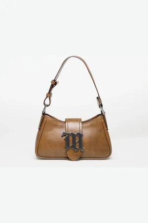 MISBHV Leather Shoulder Bag Small Brown Faded OS
