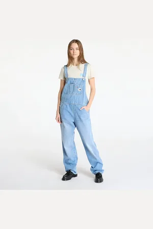 Carhartt Spijkerbroek W Bib Overall Straight Blue L