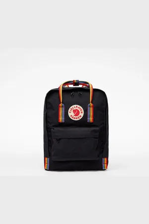 Fjällräven Kånken Rainbow Backpack Black/ Rainbow Pattern 16 l