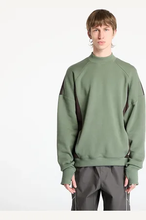 Reebok Sweatshirt French Terry Crewneck UNISEX Breakaway Green/ Unearthed Brown L