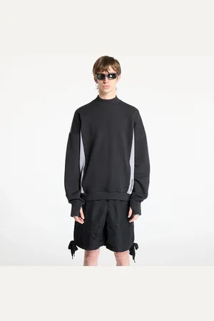 Reebok Sweatshirt French Terry Crewneck UNISEX Washed Black/ Grey 3 L