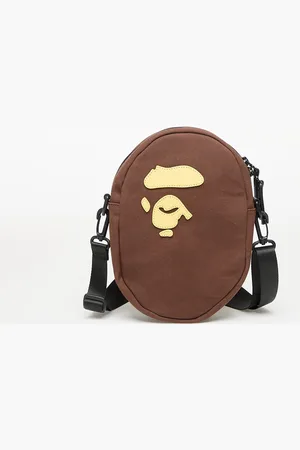 A Bathing Ape Tas Ape Head Shoulder Bag Brown Universal