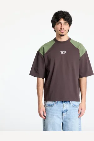 Reebok T-shirt Cotton Shortsleeve T-Shirt UNISEX Unearthed Brown/ Breakaway Green L