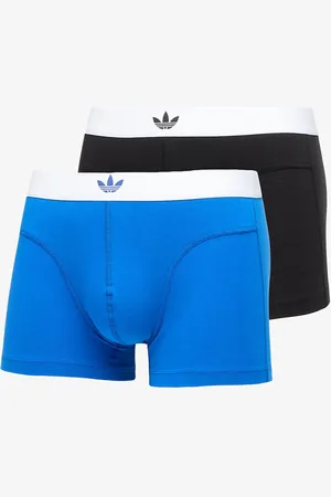 adidas Adidas Comfort Flex Cotton - Body Lines Trunk 2-Pack Blue/ Black L