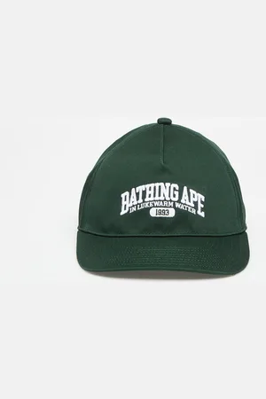 A Bathing Ape Logo Cap Olive Universal