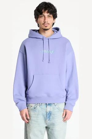 AWAKE NY Sweatshirt Classic Logo Hoodie Periwinkle L