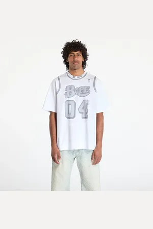 A Bathing Ape T-shirt Fake Print Relaxed Fit Tee UNISEX White L