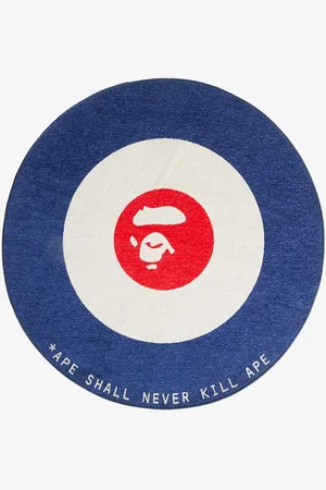 A Bathing Ape Ape Target Rug Navy Universal