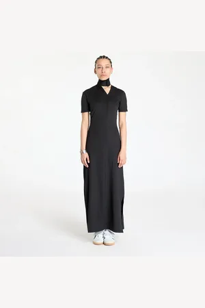 Y-3 Fitted Neck Closure Dress Black L