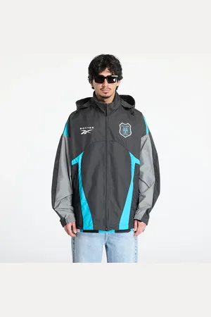 Reebok Jas x Botter LTD Summer Bench Jacket Grey/ Aqua Blue L