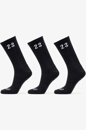 Nike Jordan Essentials Crew Socks 3-Pack Black/ White M