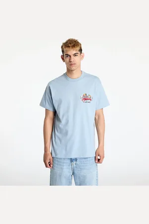 Carhartt T-shirt Crab Paint Short Sleeve T-Shirt UNISEX Frosted Blue L
