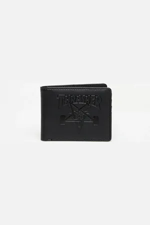 Thrasher Portemonnee Skategoat Leather Wallet Black Universal