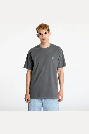 Carhartt T-shirt Nelson Short Sleeve T-Shirt UNISEX Graphite Garment Dyed S