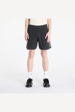 adidas Korte broek adidas x Clot Crochet Shorts Dark Grey/ Carbon S