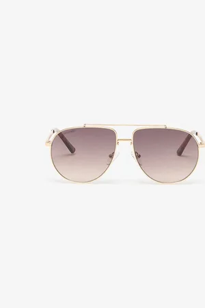 D.franklin Zonnebril Aviator Legacy Sunglasses Gold/ Brown Universal