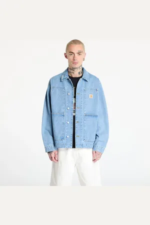 Carhartt Jas OG Double Front Jacket UNISEX Blue Stone Bleached L
