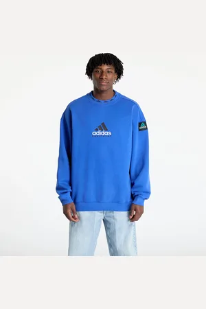 adidas Sweatshirt adidas Equipment Wash Crewneck Sweatshirt Equipment Blue M