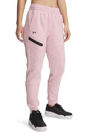 Under Armour Broeken Unstoppable Fleece Jogger Prime Pink/ Black L