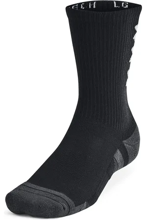 Under Armour Perf Tech Nov 3-Pack Crew Black/ Black/ White L
